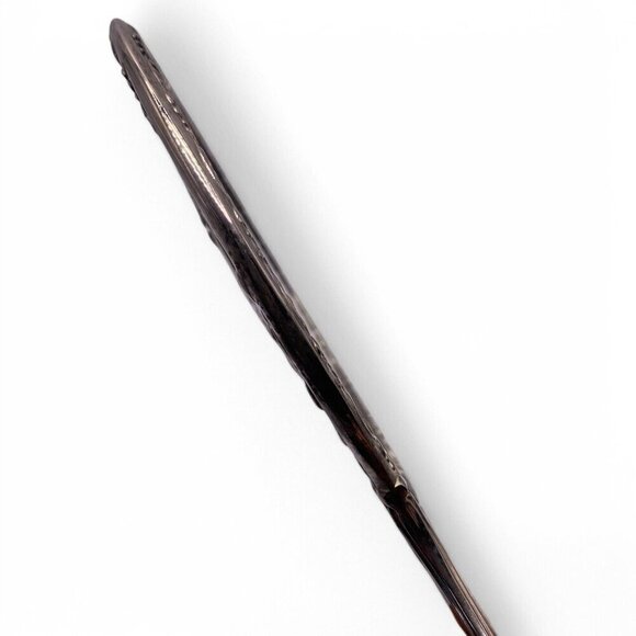 Antique Ornate Silver Handheld Vanity Mirror With Floral Engraving Etched Handle - Picture 6 of 11